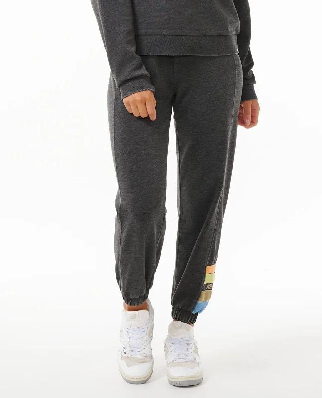 High Tide Track Pants - Washed Black Modern Skinny Pants
