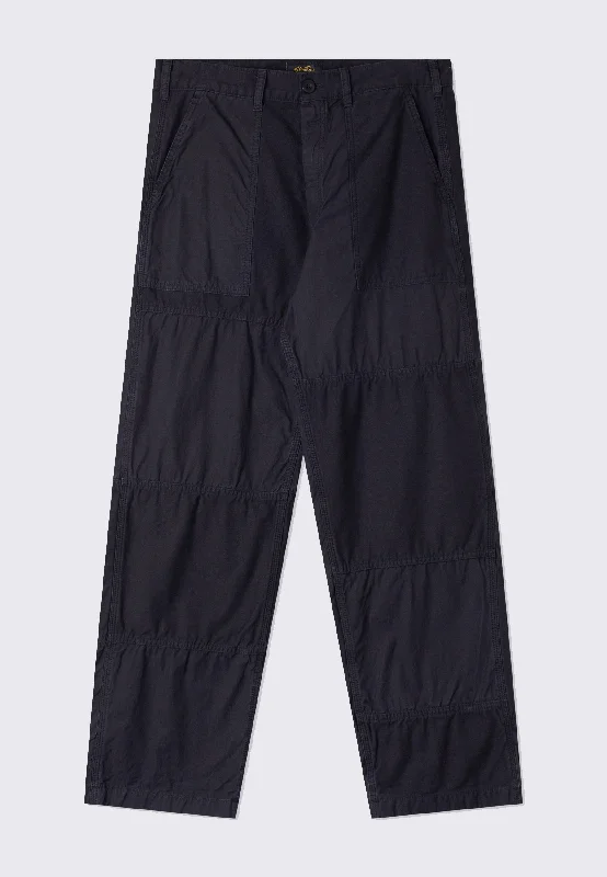 K Pant - Black Mix/Sateen Formal Dress Pants