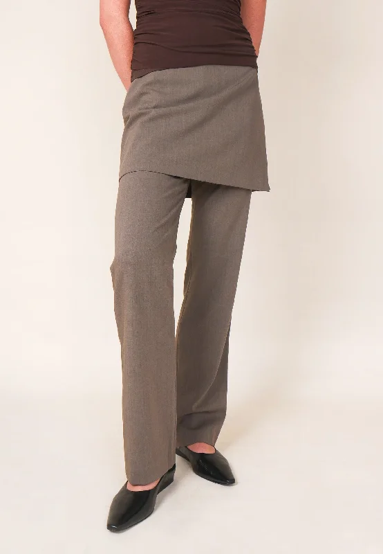 Lander Pants - Brown Classic Straight-Leg Pants