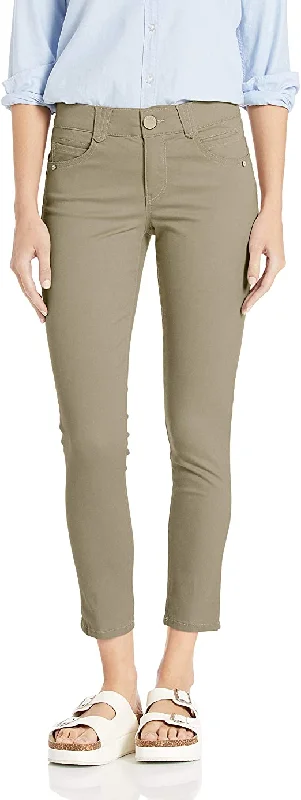 Democracy "Ab"solution Colored Ankle Skimmer Pants Trendy Tapered Pants
