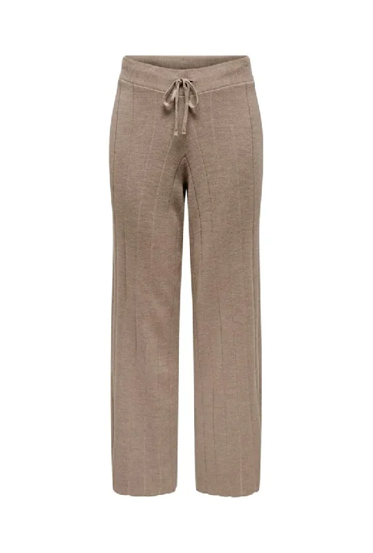 ONLY TESS KNIT PANTS Cozy Fitted Pants