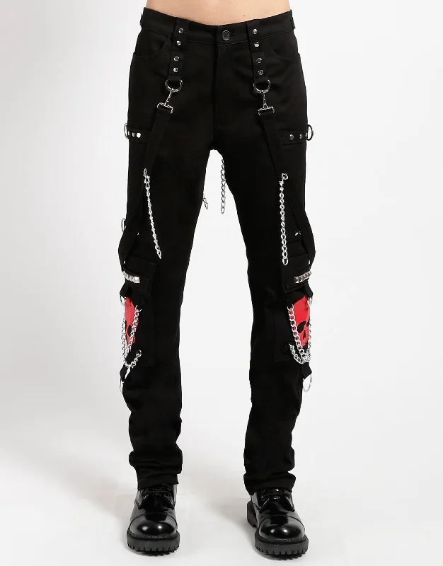 SKULL BONDAGE PANT Classic Flared Pants