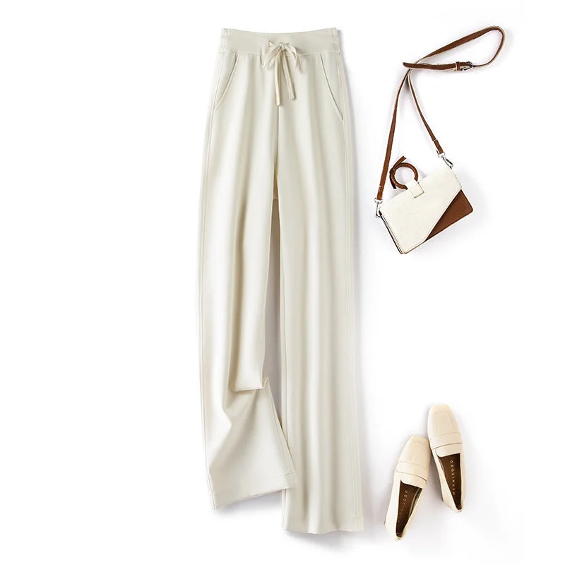 Women's Casual Loose Straight Wide Leg Pants Casual Wide Pants