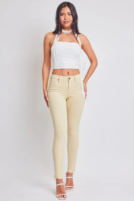 Women's Hyperstretch Skinny Pants, Banana Cream Slim-Fit Khaki Pants