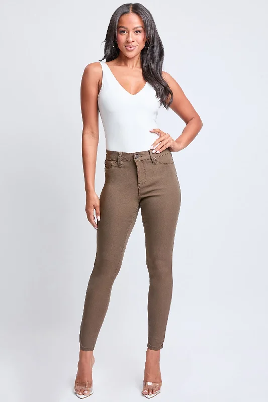 Women's Hyperstretch Skinny Pants, Java Relaxed High-Waist Trousers