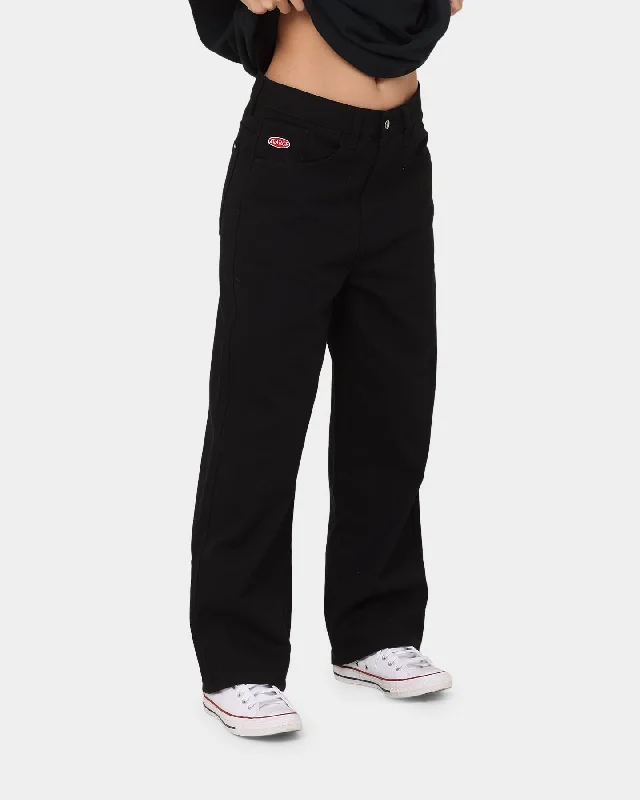 X-Large Bull Denim 91 Pants Black Classic Chino Pants
