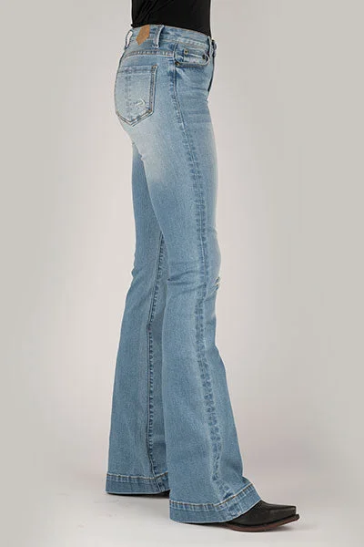 Women's Tin Haul Libby Fit Flare Jean #10-054-0595-0103BU Comfortable Boyfriend Jeans Women's Tin Haul Libby Fit Flare Jean #10-054-0595-0103BU Comfortable Boyfriend Jeans
