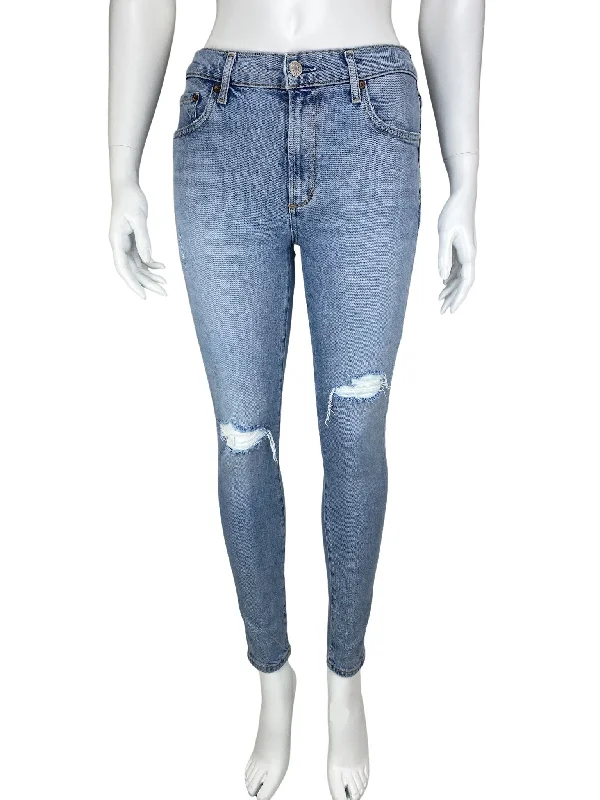 AGOLDE, Women's Sophie High-Rise Skinny Jean, Shrine Wash, Size 27 (4) Trendy Skinny Fit Jeans