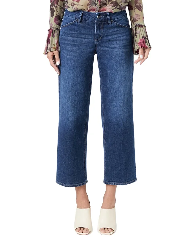 Paige Low Amal Classic Culotte Jean Casual Bootcut Ripped Jeans