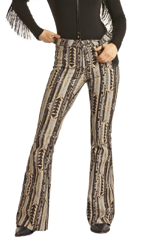 Women's Rock & Roll Reversible Flare Jean #BW6PD02928 Elegant Dark-Wash Bootcut Jeans Women's Rock & Roll Reversible Flare Jean #BW6PD02928 Elegant Dark-Wash Bootcut Jeans