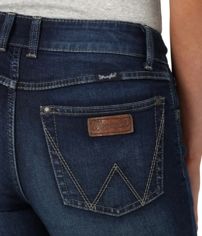 Wrangler Retro Mae Jean Women's 112336742 Trendy Button-Up High-Waist Jeans