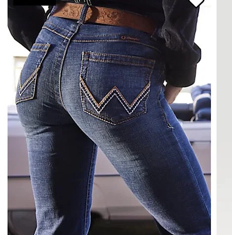 Wrangler Willow Riding Jean Women's 10WRW60LE Comfortable Straight-Legged Denim