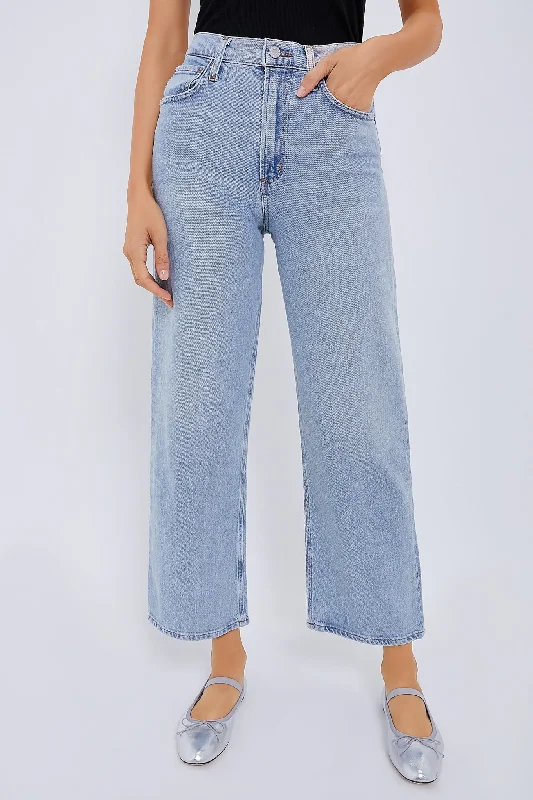 Groove High Rise Wide Leg Ren Jean Trendy Colored Denim Jeans