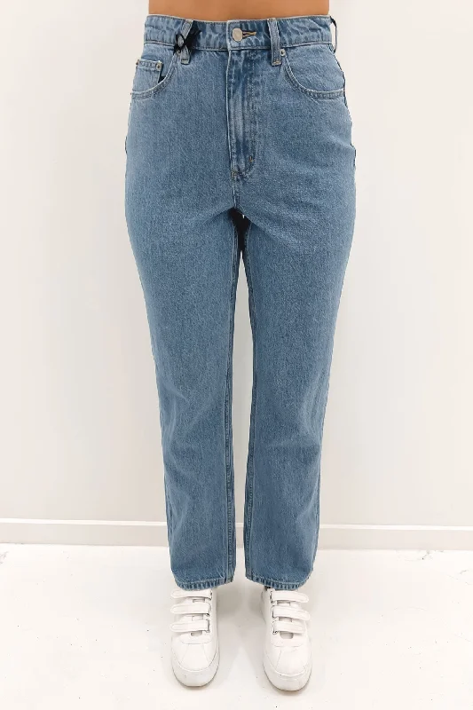 High Straight 80 Jean Resurgence Fashionable Distressed Jeans