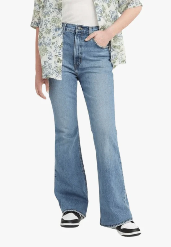 Levi Womens 70s High Rise Flare Jean Elegant Skinny Leg Jeans