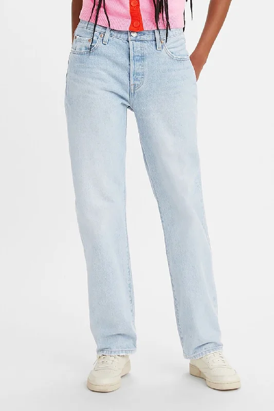 LEVI'S 501 90'S JEAN - EVER AFTERNOON Elegant Wide-Leg Jeans