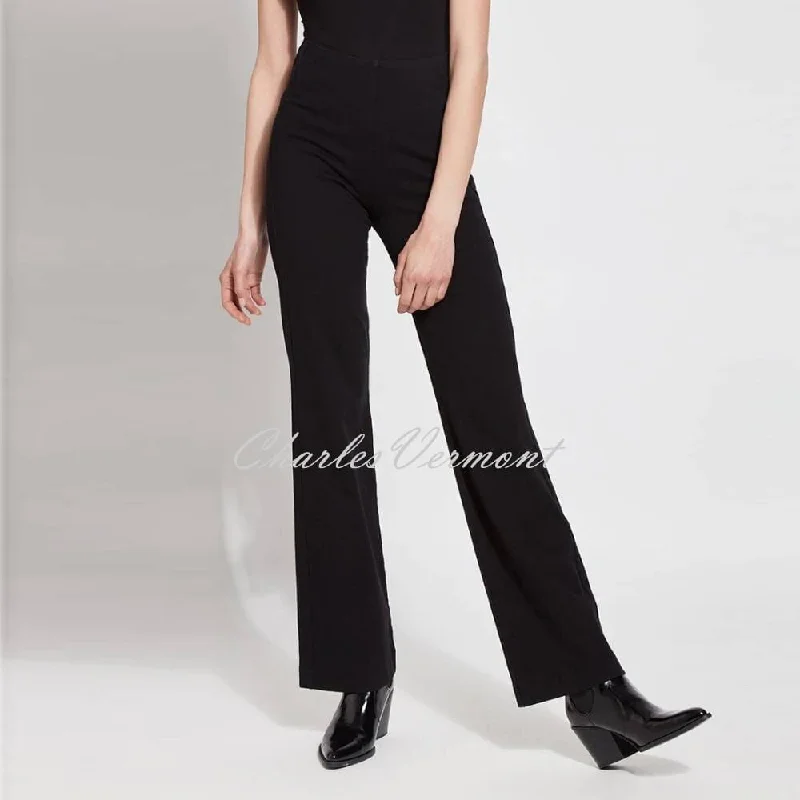 Lysse Denim Wide Leg Jean – Style 1420 (Black) Trendy Patchwork Denim Jeans