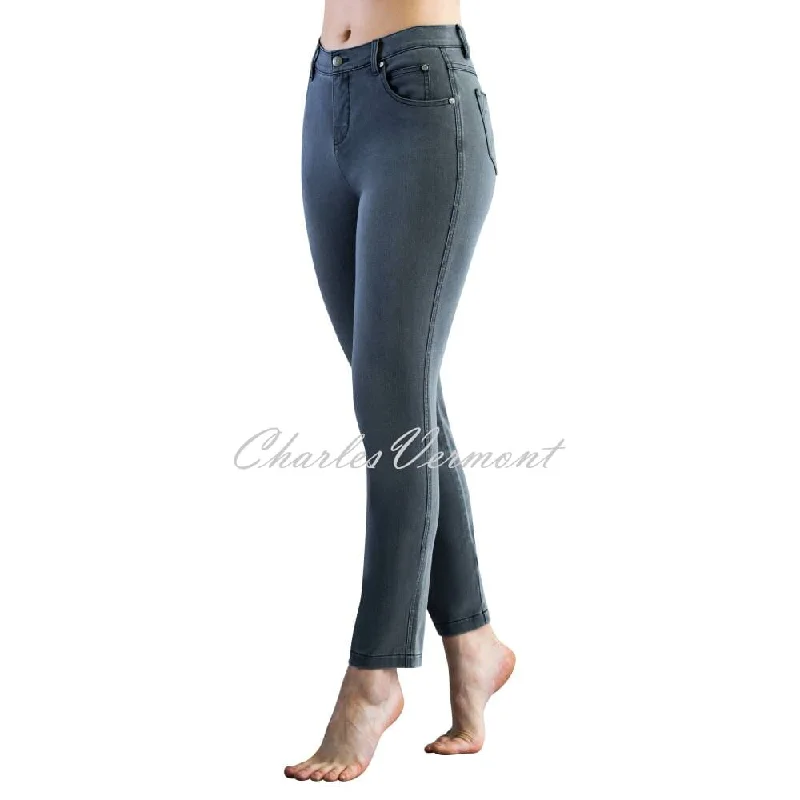 Marble 7/8th Ankle Grazer Slim Leg Jean – Style 2406-182 (Grey Denim) Stylish Acid-Wash Jeans Marble 7/8th Ankle Grazer Slim Leg Jean – Style 2406-182 (Grey Denim) Stylish Acid-Wash Jeans