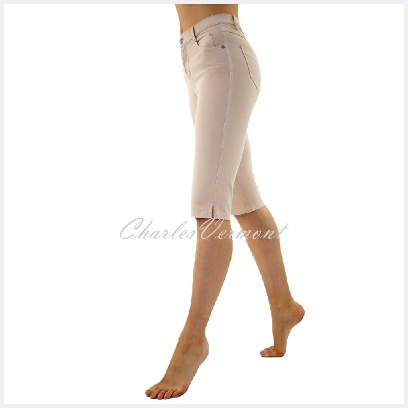 Marble Pedal Pusher Slim Leg Jean – Style 2409-185 (Beige) Comfortable Full-Length Denim Jeans Marble Pedal Pusher Slim Leg Jean – Style 2409-185 (Beige) Comfortable Full-Length Denim Jeans