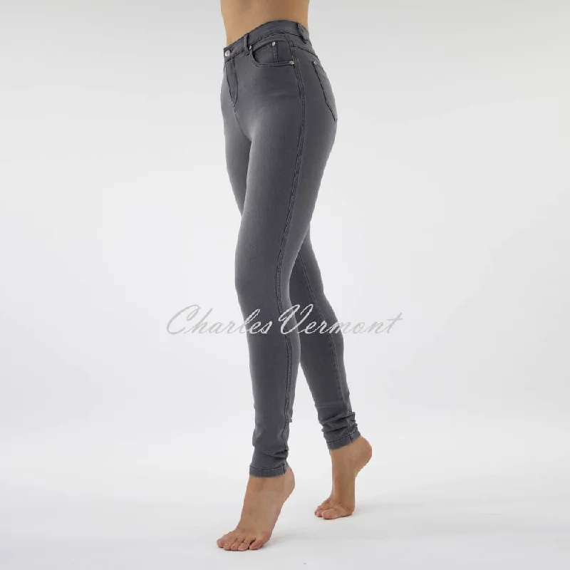 Marble Full Length Skinny Jean – Style 2407-182 (Grey Denim) Casual Wide-Legged Denim Jeans Marble Full Length Skinny Jean – Style 2407-182 (Grey Denim) Casual Wide-Legged Denim Jeans