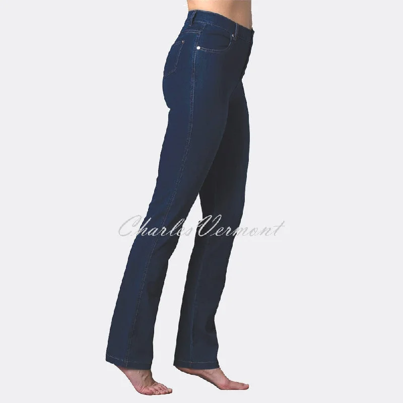 Marble Full Length Straight Leg Jean – Style 2408-183 (Dark Denim Blue) Comfortable Mid-Rise Jeans Marble Full Length Straight Leg Jean – Style 2408-183 (Dark Denim Blue) Comfortable Mid-Rise Jeans