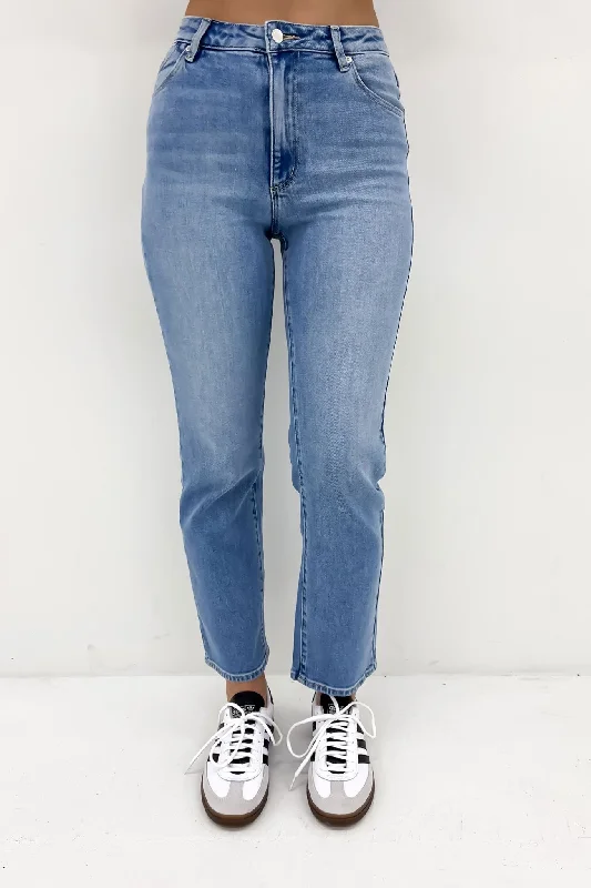 Original Straight Jean Mika Comfortable Distressed Straight-Leg Jeans