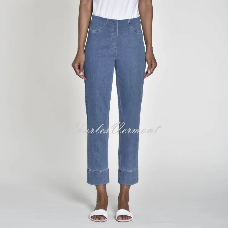 Robell Bella 09 – 7/8 Cropped Jean 51628-5448-62 (Light Denim Blue) Casual Loose Fit Jeans Robell Bella 09 – 7/8 Cropped Jean 51628-5448-62 (Light Denim Blue) Casual Loose Fit Jeans