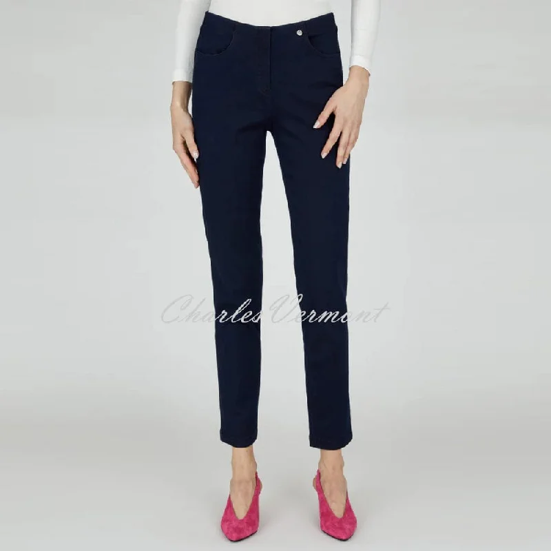 Robell Bella Jean 52560-5448-69 (Navy Denim) – SHORTER LENGTH 29" Trendy Layered Pocket Jeans Robell Bella Jean 52560-5448-69 (Navy Denim) – SHORTER LENGTH 29" Trendy Layered Pocket Jeans
