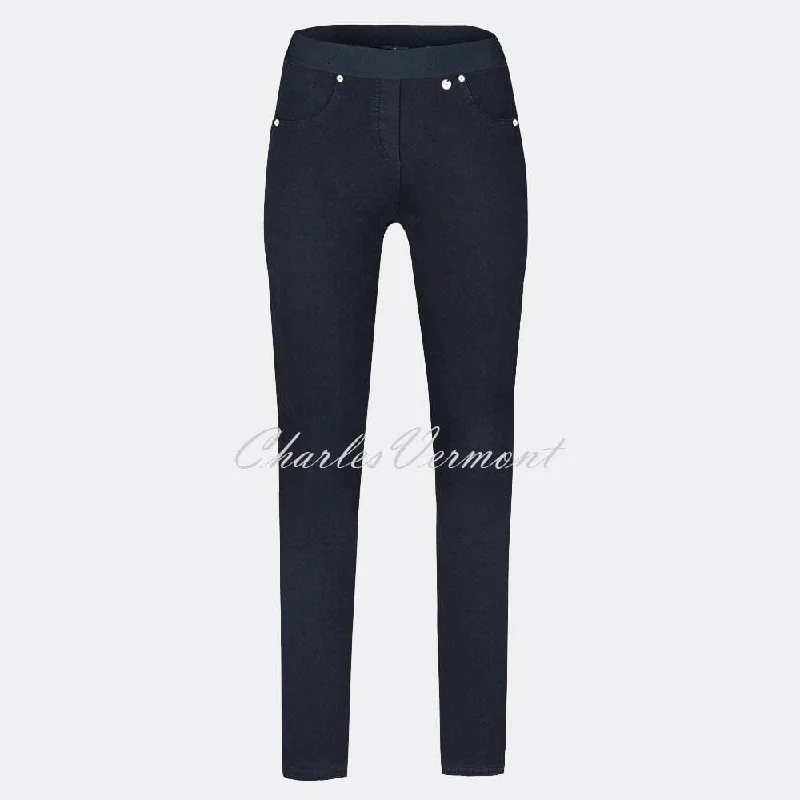 Robell Rose ‘Smart Shape’ Full Length Jean 52461-54808-69 (Navy Denim) Trendy Plus Size Jeans Robell Rose ‘Smart Shape’ Full Length Jean 52461-54808-69 (Navy Denim) Trendy Plus Size Jeans