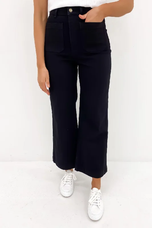 Sailor Jean Rinse Black Stylish Plus Size Denim Jeans