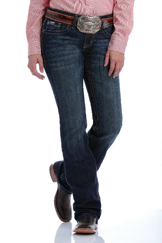 Women's Cinch Ada Relaxed Fit September Denim Jean Comfortable Mid-Rise Jeans