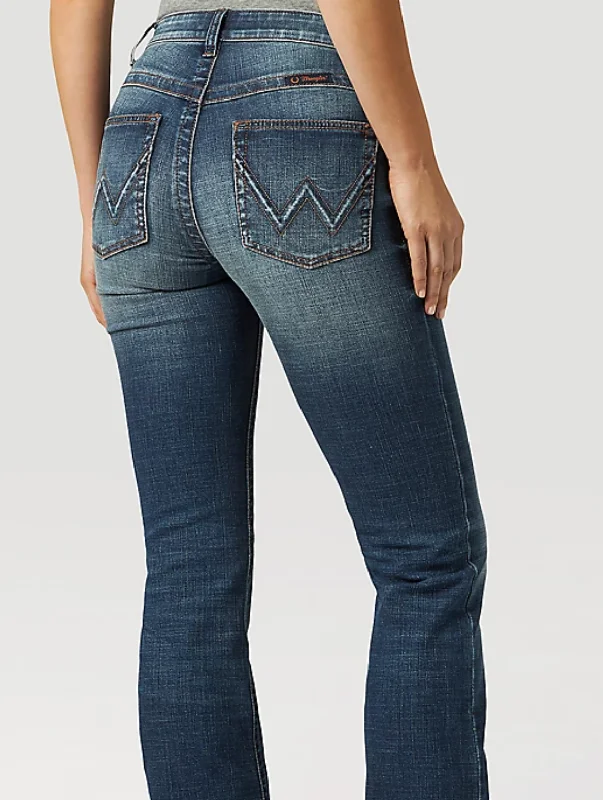 Wrangler Willow Riding Jean Women's 112356618 Chic Ripped Jeans