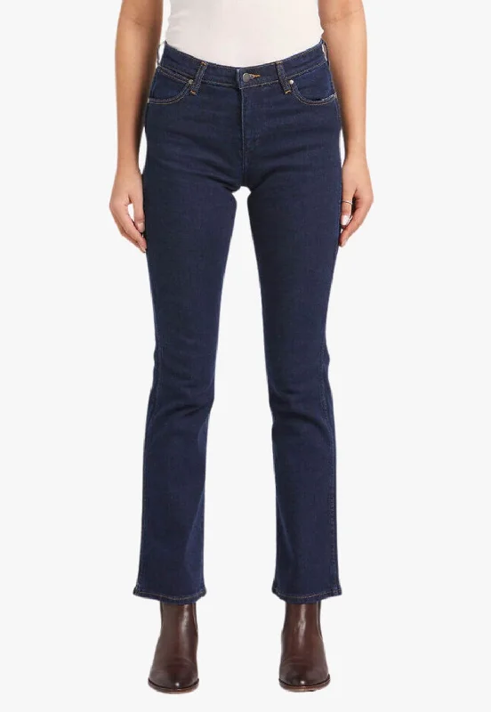 Wrangler Womens Icon Jean Stylish Shredded Denim Jeans