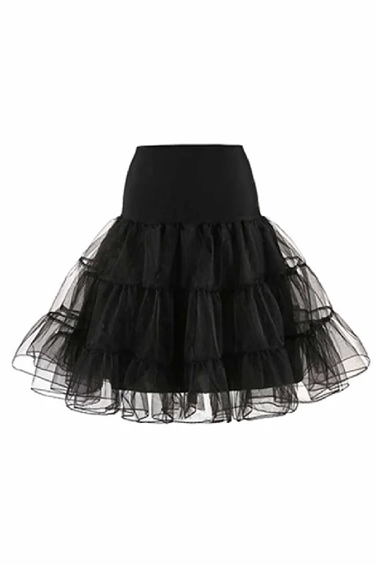 50s Retro Boneless Skirt Ballet Skirt Petticoat flowy skirt hem