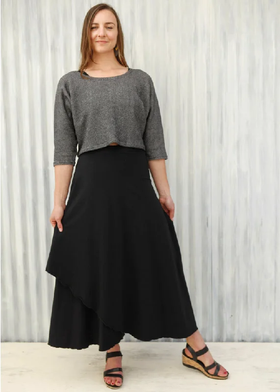 Iris Wrap Skirt (Custom Made) chiffon skirt flowing
