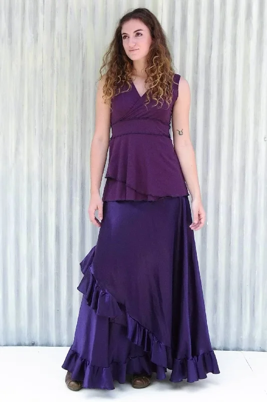 Viola Wrap Skirt (Custom Made) midi skirt versatile