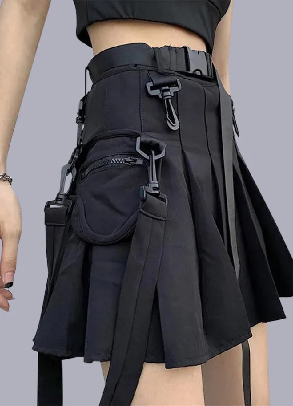 cyberpunk skirt corduroy skirt cozy