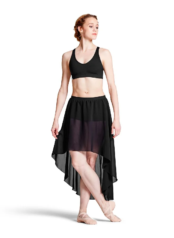 Daria High-Low Skirt with Shorts cashmere skirt rich