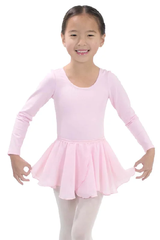 Elastic Waistband Overlap Georgette Skirt belted skirt waist