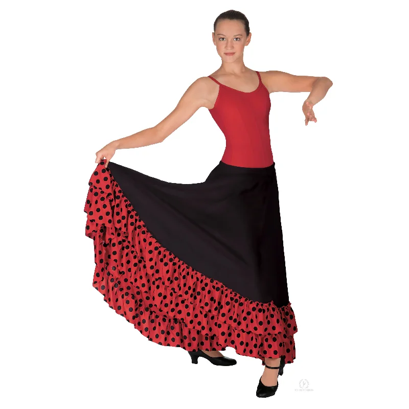 Girls Flamenco Skirt wool skirt sturdy