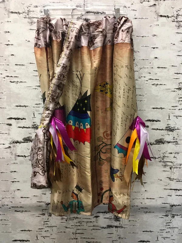 Handmade Satin Ledger Bear & Birch Floral Animals w/ Bag Ribbon Skirt corduroy skirt durable