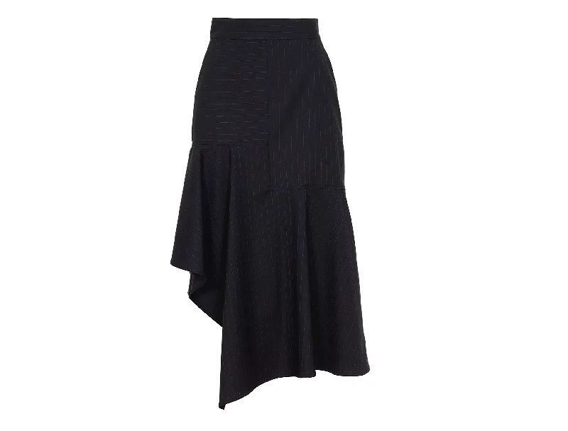Skirt Asymmetrical linen skirt airy