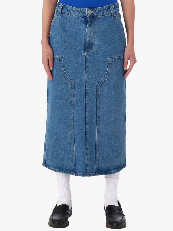 Painter's Skirt linen skirt natural