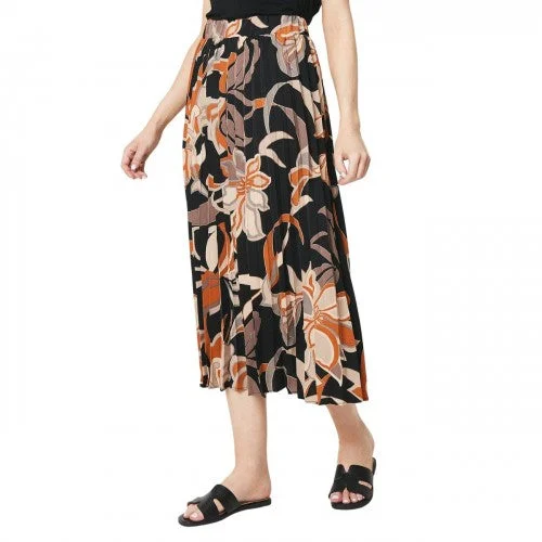 Principles Womens/Ladies Abstract Pleated Midi Skirt linen skirt breathable