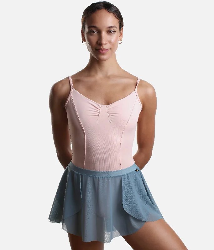 Short Pull On Ballet Skirt, Asymmetric Design - 2114 silk skirt luxurious